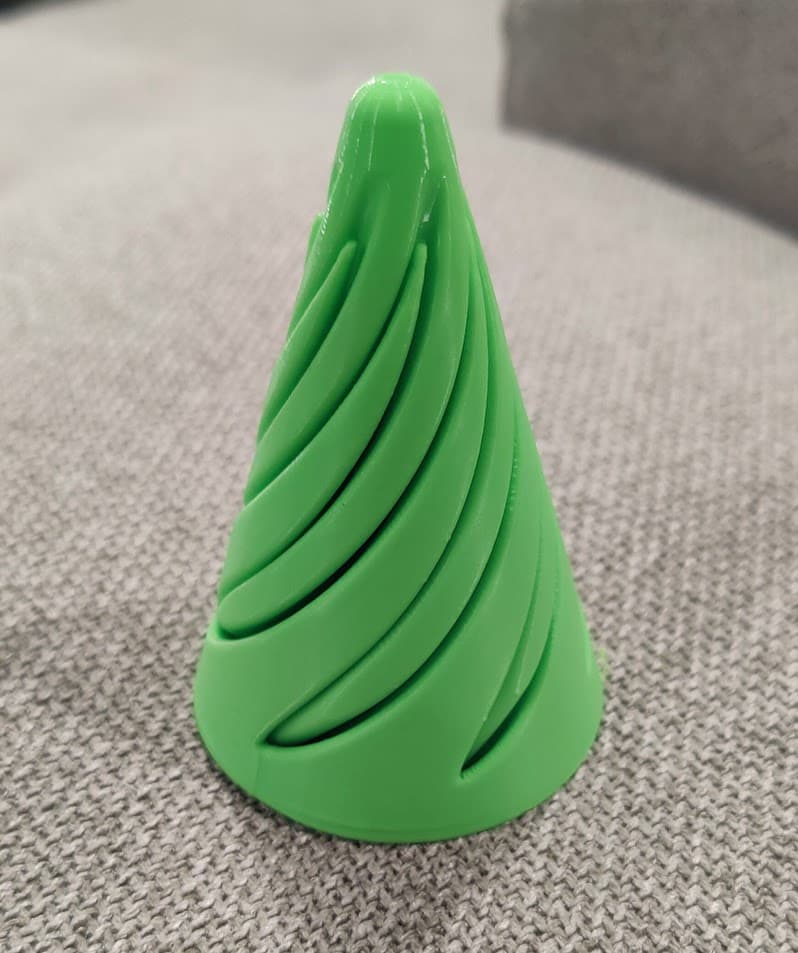 Spiral cone fidget